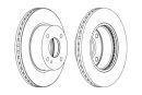 Диск гальмівний FERODO DDF1740