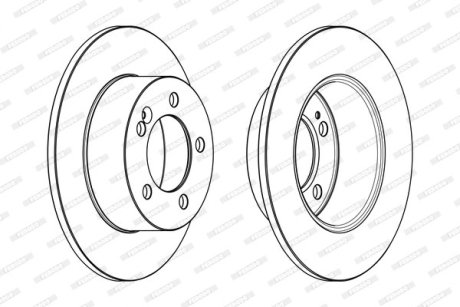 Гальмівний диск FERODO DDF1976C