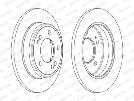 Диск тормозной FERODO DDF2193C