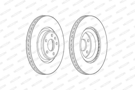 Тормозной диск FERODO DDF2597C1
