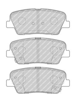 Гальмівні колодки дискові FERODO FDB4391
