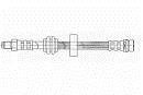 Шланг гальмівний FERODO FHY2475