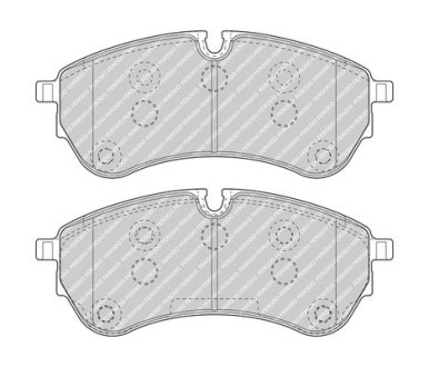 Тормозные колодки, дисковые FERODO FVR5067