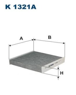 Фiльтр салону вугiльний FILTRON K1321A