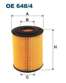 Фiльтр масляний FILTRON OE6484