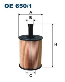 Фильтр масляный FILTRON OE6501