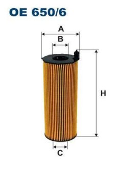 Фiльтр масляний FILTRON OE6506