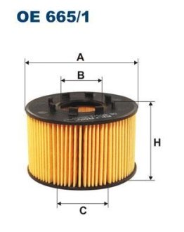 Фильтр масляный FILTRON OE6651