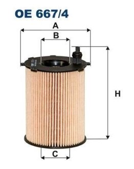 Фильтр масляный FILTRON OE6674