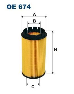 Фiльтр масляний FILTRON OE674