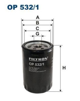 Масляный фильтр FILTRON OP5321