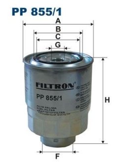 Фільтр паливний FILTRON PP8551