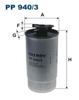 Фiльтр паливний FILTRON PP9403