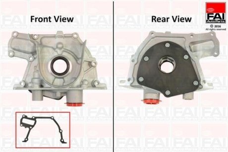 Масляный насос Opel Astra, Insignia, 2,0CDTi, 09- Fischer Automotive One (FA1) OP317