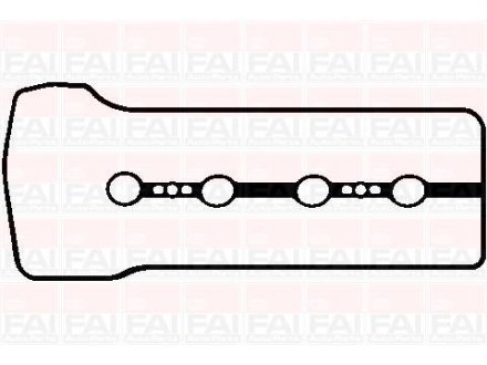 Прокладка, крышка головки цилиндра Fischer Automotive One (FA1) RC1231S