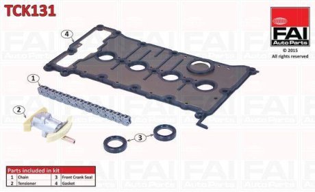 Комплект цели привода распредвала Fischer Automotive One (FA1) TCK131