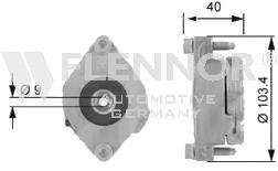 Натяжний ролик Flennor FA99010