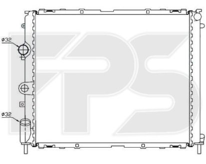 Радіатор охолодження FPS FP 56 A394