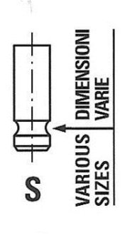 Клапан EX 25,4x5x90,9 Mitsubishi Colt 1.1i 12V,1.3i,1.5i 16V 04- FRECCIA R6485/RNT