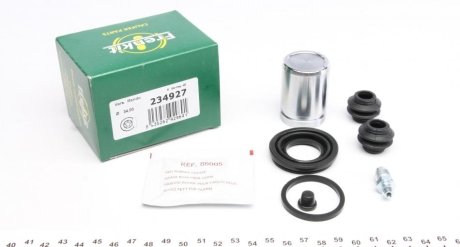 Ремкомплект супорту (заднього) Kia Soul 09- (d=34mm) (+поршень) (Mando) FRENKIT 234927