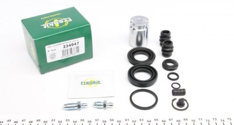 Ремкомплект супорту (заднього) Mazda 6/Nissan Primera 96-08 (d=34mm) (+поршень з механізмом) (Tokic) FRENKIT 234947