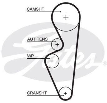Ремень ГРМ Gates 5670 XS