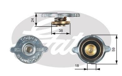 Пробка радиатора Gates RC125