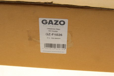 Радіатор оливи GAZO GZ-F1026