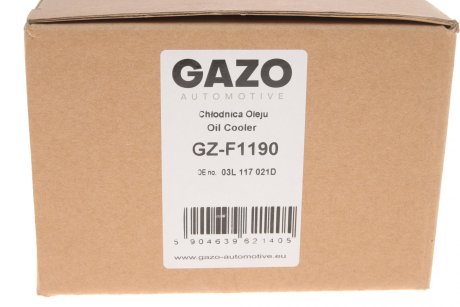 Радиатор масла GAZO GZ-F1190