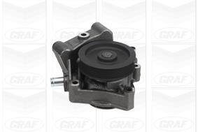 Помпа води Citroen Jumper/Peugeot Boxer 3.0HDi/Fiat Ducato 2.3D/3.0D/Iveco 06- (R/B) (7 лоп) (6 кан) GRAF PA1026