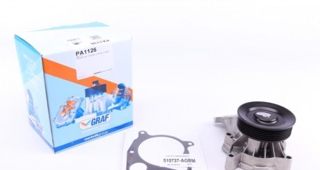 Помпа воды BMW 3 (E90/E91/E92) 335d 06-13/X3 (E83) 3.0d/xDrive 30d 04-10 (R/B) (7 лоп.) (6 кан.) GRAF PA1126