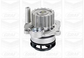 Помпа воды Audi/Seat/Skoda/VW Crafter/Caddy/T5/Passat/Golf 1.6TDI/2.0TDI/BiTDI 06- (19z)(R/B)(8лоп) GRAF PA1137