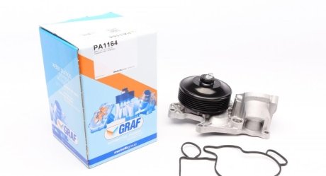 Помпа воды BMW 1/2/3/4/5/X1/X3/X5 1.6d/2.0d/xDrive/3.0d 09- (B/B) (6 лоп) (6 кан) GRAF PA1164