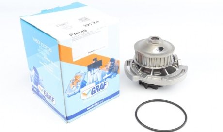 Помпа воды Audi 50/80/VW Golf/Jetta/Passat/Polo 0.9-1.3 74-94 (26z) (B/B) (8 лоп) GRAF PA148