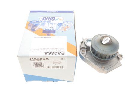 Помпа води Fiat Palio 1.2 97-/Panda 0.8-1.1 86-04/Punto 1.1-1.2 93-00/Tipo 1.1 86-93 (20z)(B/B)(8л) GRAF PA286A