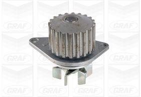 Помпа воды Citroen Berlingo/Peugeot 106/205/206/306/307/309/Partner 1.1/1.4i 86- (20z) (B/B) (6 лоп) GRAF PA628