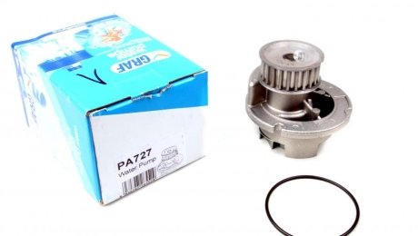 Помпа воды Opel Astra G/H/Vectra B/C/Zafira A/Corsa C/Meriva A 1.8/1.8 16V 98-10 (23z) (B/B) (8 лоп) GRAF PA727