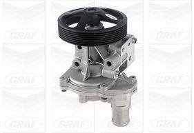 Помпа воды Ford Transit VII/VIII 2.4DI/TDCi/TDE 00-14 (R/B) (8 лоп.) (7 кан.) (с корпусом) GRAF PA832