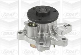 Помпа воды Toyota Prius 1.5 Hybrid 00-09/Yaris 1.3/1.5/1.4 D4D 01-13 (B/B) (6 лоп) GRAF PA864