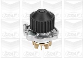 Помпа води Citroen C5/C6/C8/Peugeot 406/407/607/Renault Clio/Laguna 3.0 V6 01- (28z) (R/B) (8 лоп.) GRAF PA886