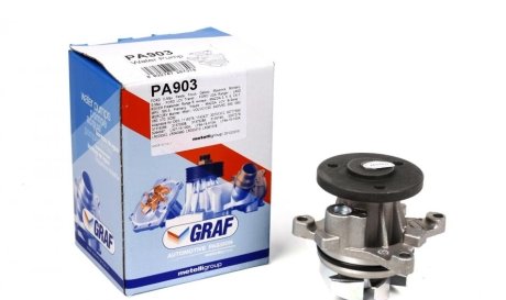 Помпа воды Ford C-Max I/Focus II/III/Mondeo III/IV/V/Mazda 3/5/6/CX-7 1.8/2.0/2.3 00- (R/B) (6 лоп.) GRAF PA903