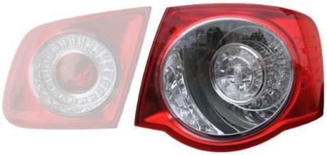 VW Задній ліхтар правий LED, JETTA III (1K2) 05-10 HELLA 2SD 983 150-041