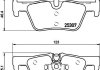 Гальмівні колодки дискові зад. BMW 3 (F30/F31) 12-/1 118 (F20) 10- HELLA 8DB 355 019-971 (фото 2)