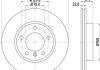 PRO BMW Диск гальмівний перед. (вентил.) E36/46 1,6-2,8 (286*22) HELLA 8DD 355 102-581 (фото 1)