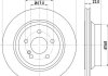 Тормозной диск зад. MB E (W211) 2.6-3.5 03.03-07.09 HELLA 8DD 355 108-861 (фото 1)