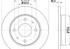 PRO MITSUBISHI Гальмівний диск задн. COLT CZC VI 1.5 06, COLT VI 1.1, 1.3, 1.5 04-, SMART HELLA 8DD 355 111-531 (фото 1)