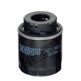 Фільтр масляний двигуна AUDI, VW (вир-во Hengst) HENGST FILTER H312W01