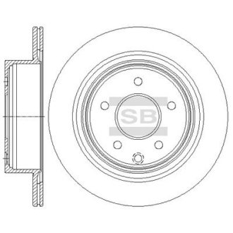 Диск гальмівний Hi-Q (SANGSIN) SD4241