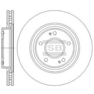 Диск гальмівний Hi-Q (SANGSIN) SD4336