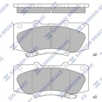 Кт. Тормозные колодки Hi-Q (SANGSIN) SP1484